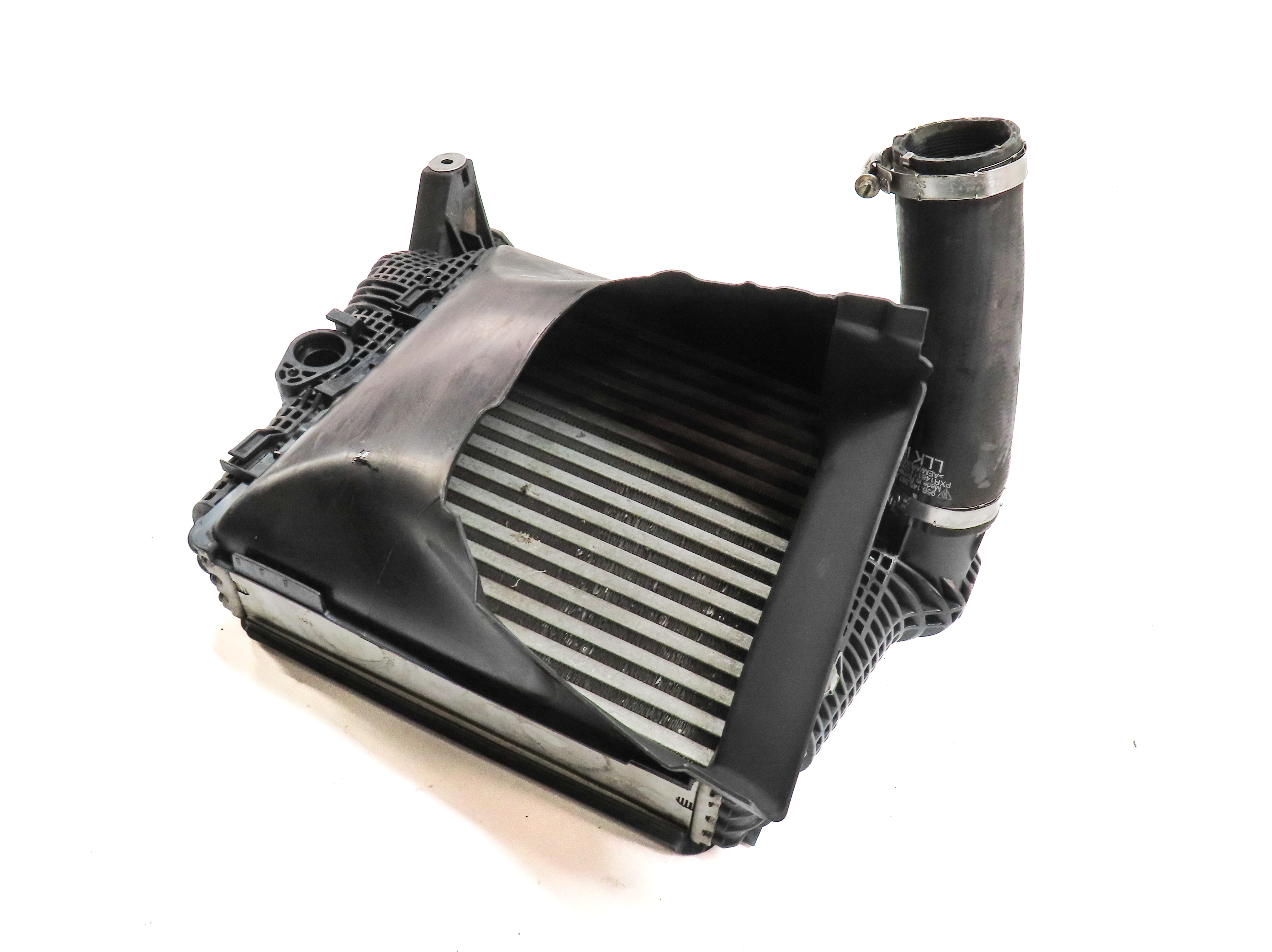 2015-2018 PORSCHE MACAN (95B) 3.0L 3.6L ENGINE LEFT INTERCOOLER COOLER w/ DUCT — exact item pictured